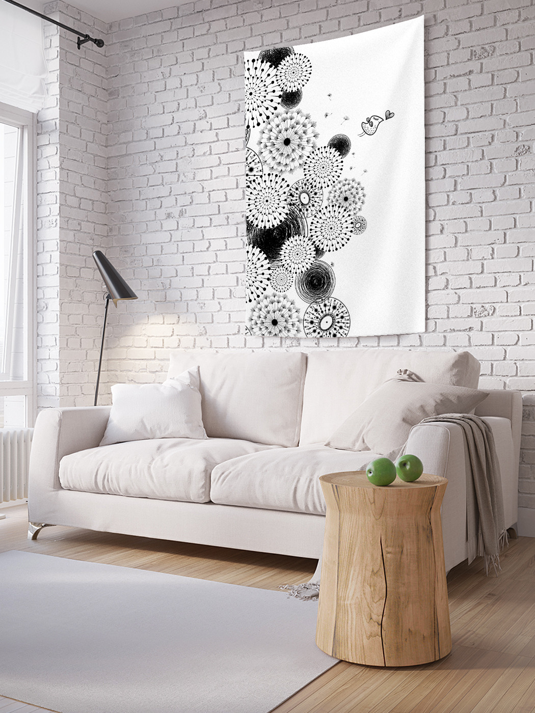 

Вертикальное фотопанно на стену JoyArty Одуванчиковый мир 150x200 см, Одуванчиковый мир