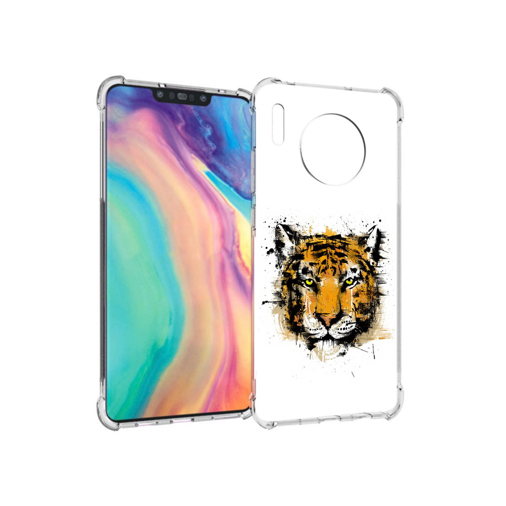 

Чехол MyPads Tocco для Huawei Mate 30 тигруля, Прозрачный, Tocco