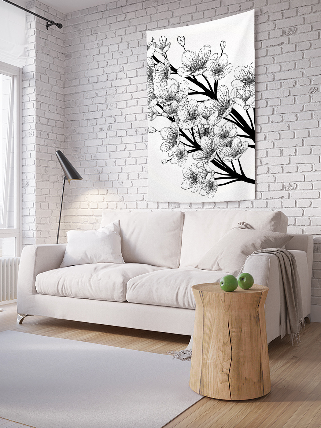 

Вертикальное фотопанно на стену JoyArty Ветка таинства 150x200 см, Ветка таинства