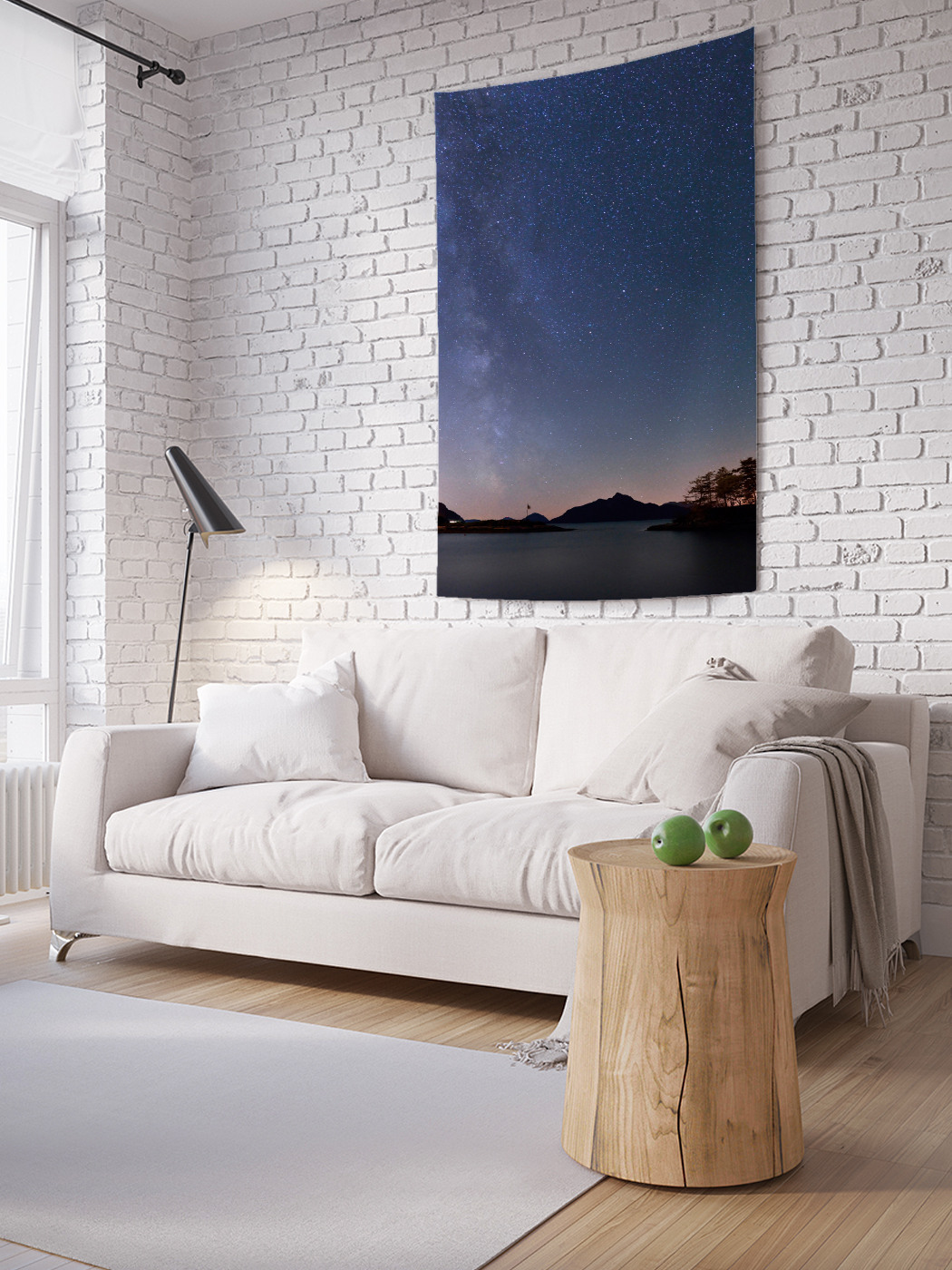 

Вертикальное фотопанно на стену JoyArty Под звездным небом 150x200 см, Под звездным небом