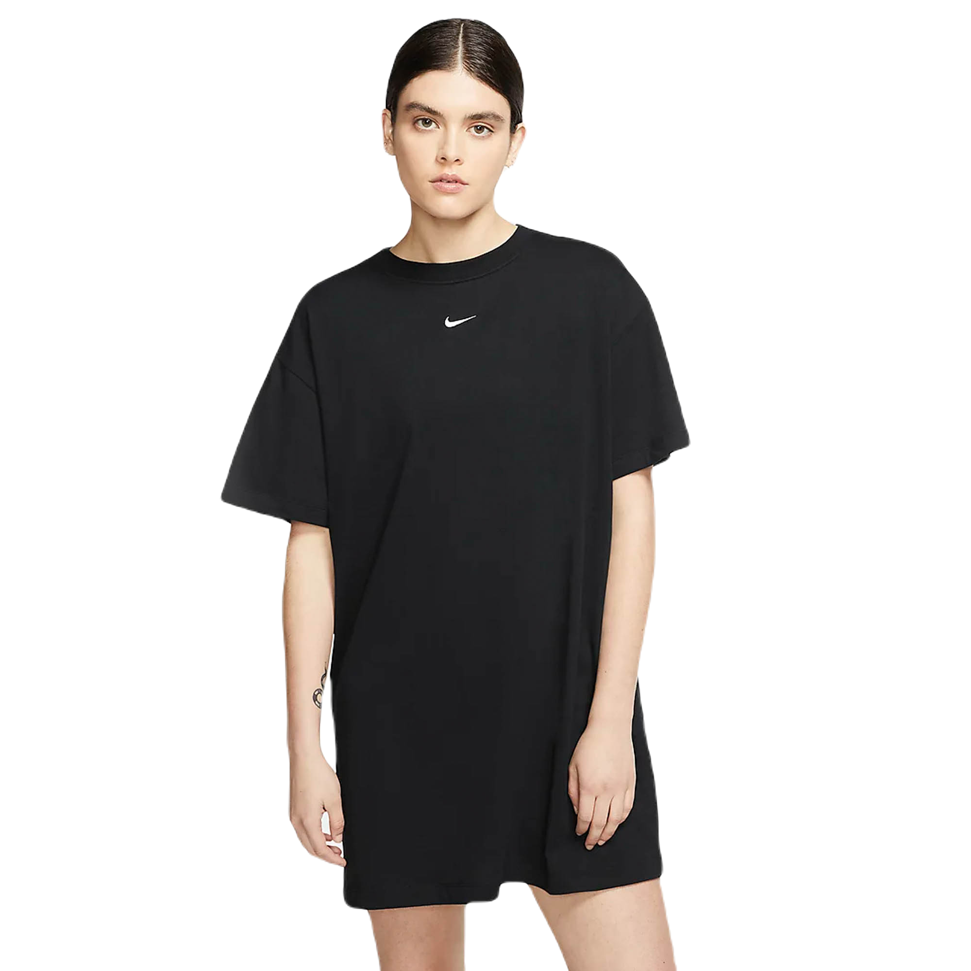 

Платье женское Nike CJ2242-010 черное L, Черный, CJ2242-010