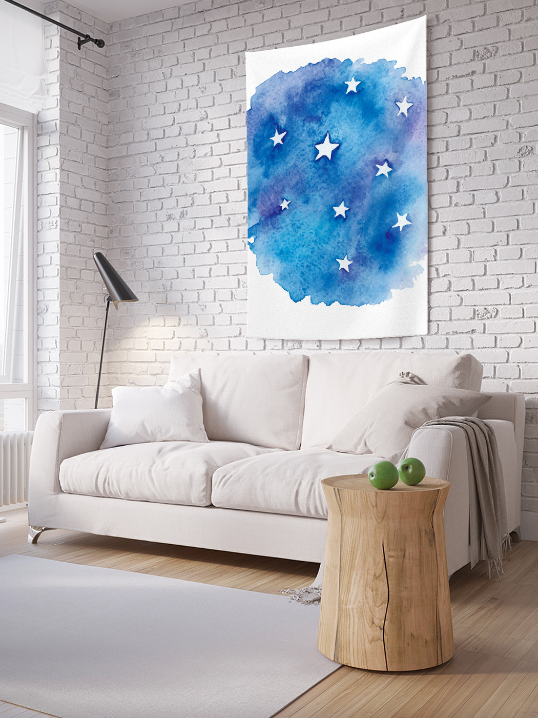 

Вертикальное фотопанно на стену JoyArty Облачные звезды 150x200 см, Облачные звезды