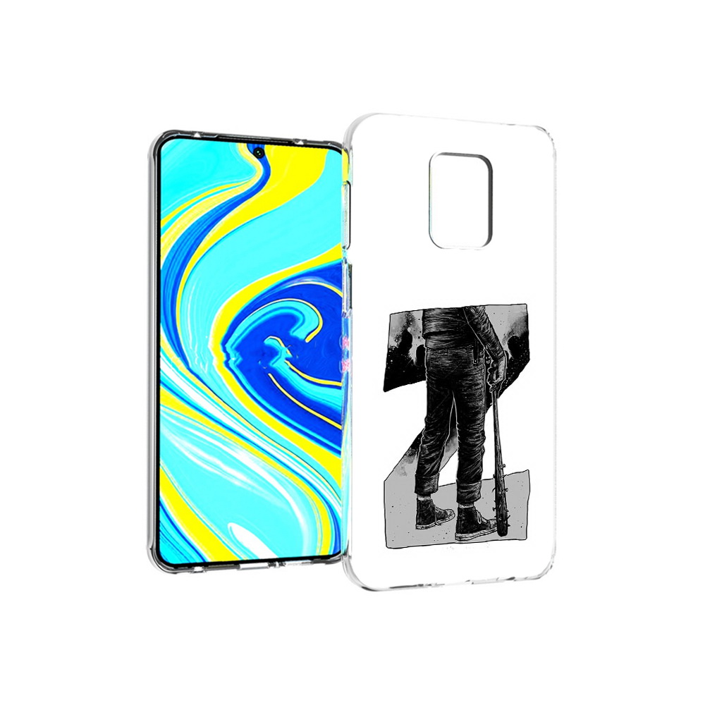 

Чехол MyPads Tocco для Xiaomi Redmi Note 9 Pro воин черно белый (PT146368.268.265), Tocco