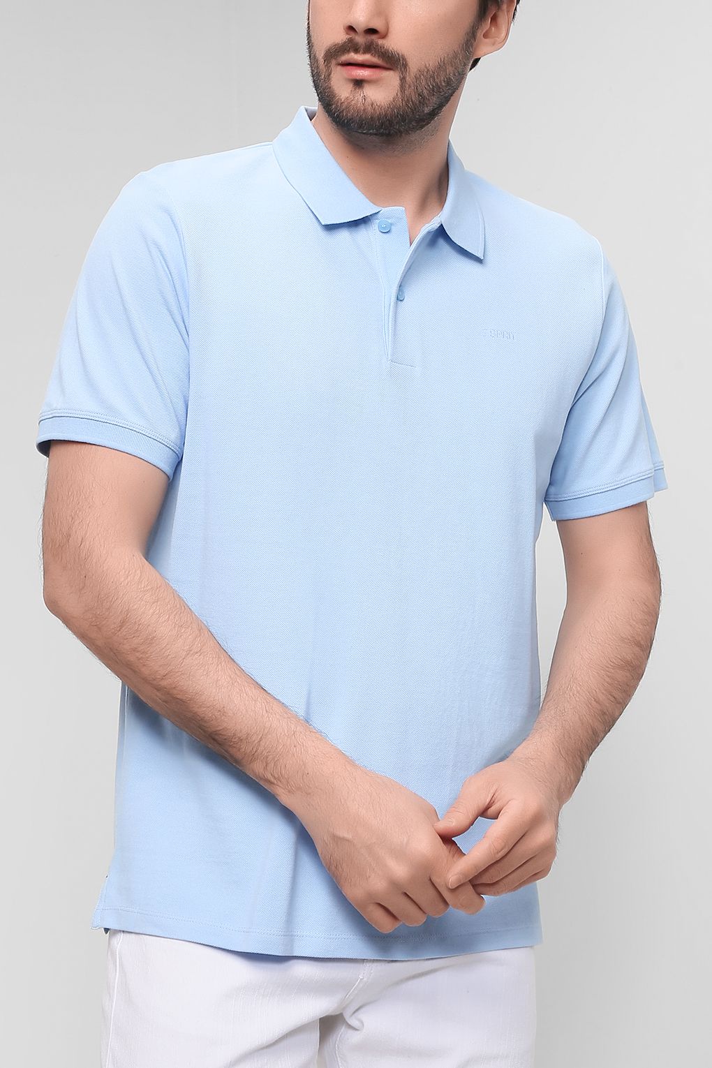 

Футболка мужская Esprit 992EE2K306 голубая XL, 992EE2K306
