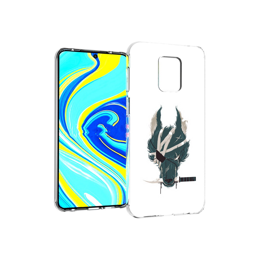 Чехол MyPads Tocco для Xiaomi Redmi Note 9 Pro волк-разбойник (PT146368.268.271)
