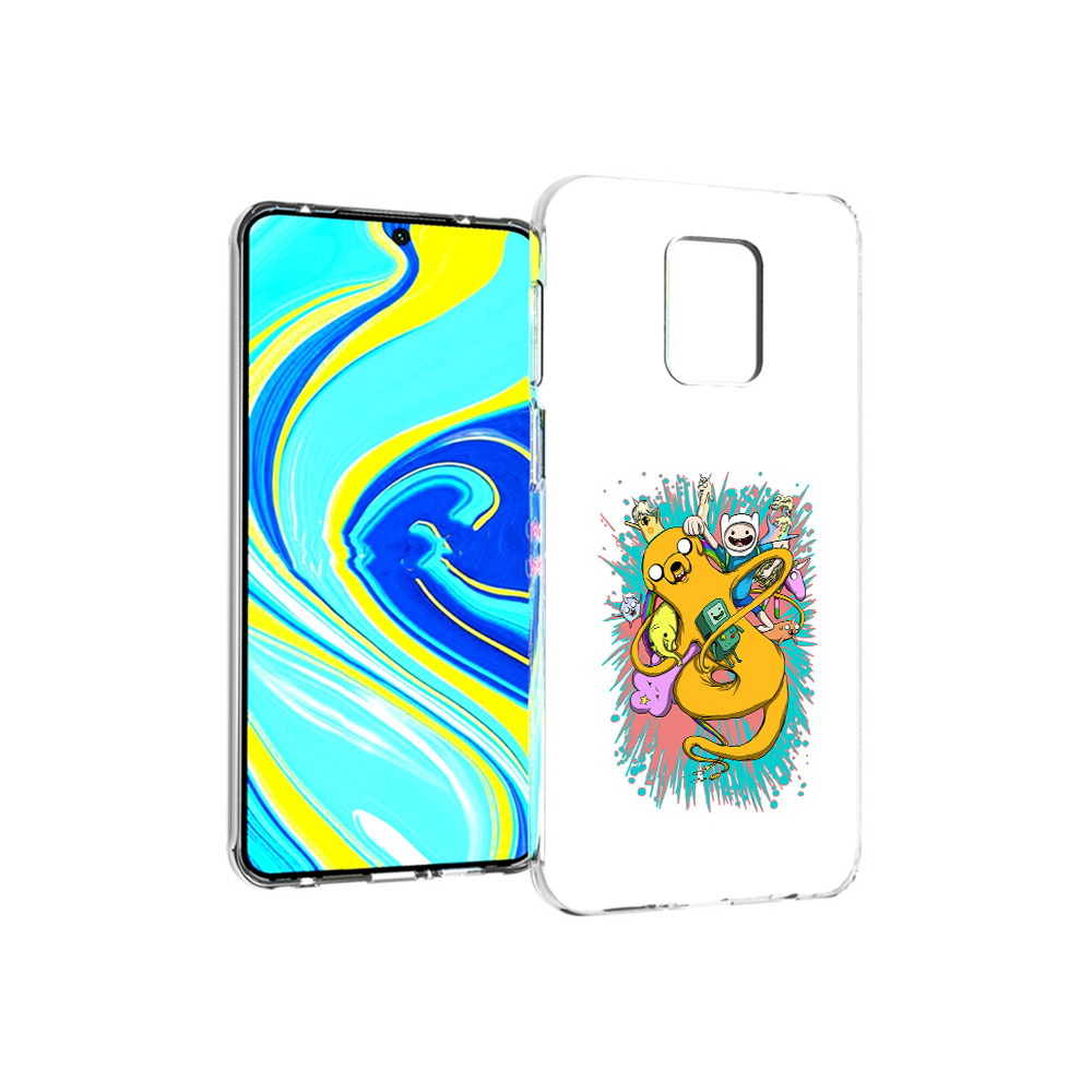 Чехол MyPads Tocco для Xiaomi Redmi Note 9 Pro время приключений рисунок