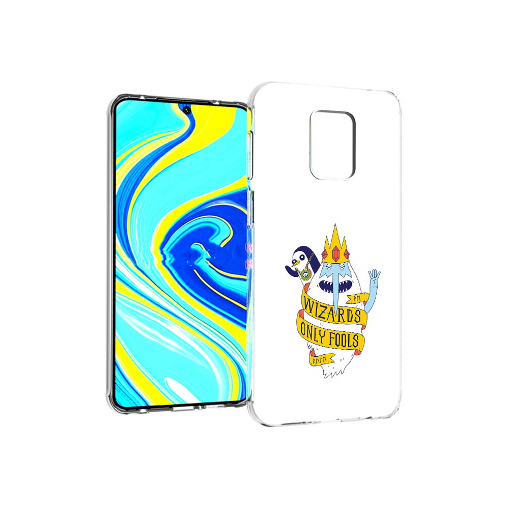 

Чехол MyPads Tocco для Xiaomi Redmi Note 9 Pro время приключений снежный король, Прозрачный, Tocco