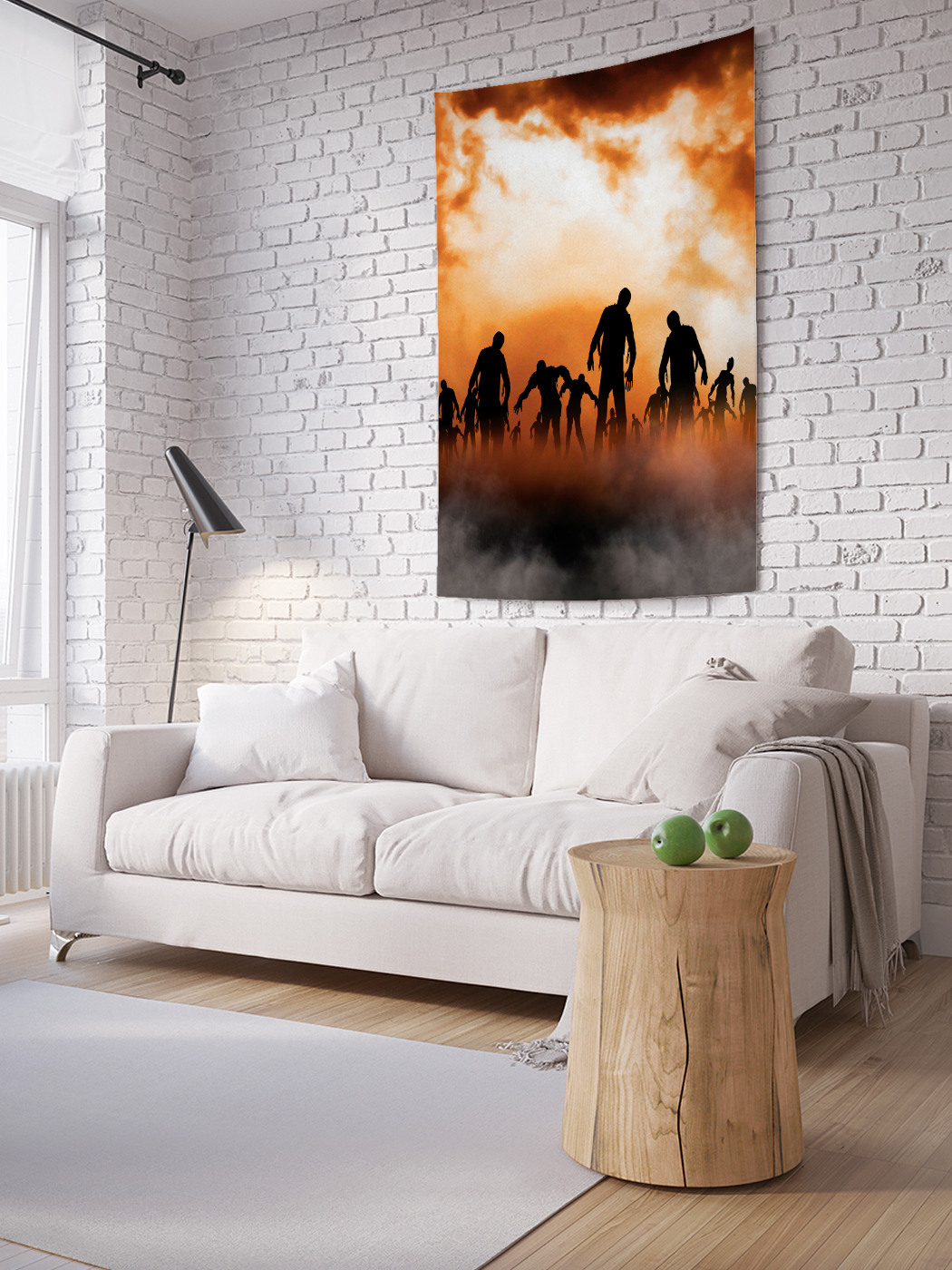 

Вертикальное фотопанно на стену JoyArty Зомби-Ленд 150x200 см, Зомби-Ленд