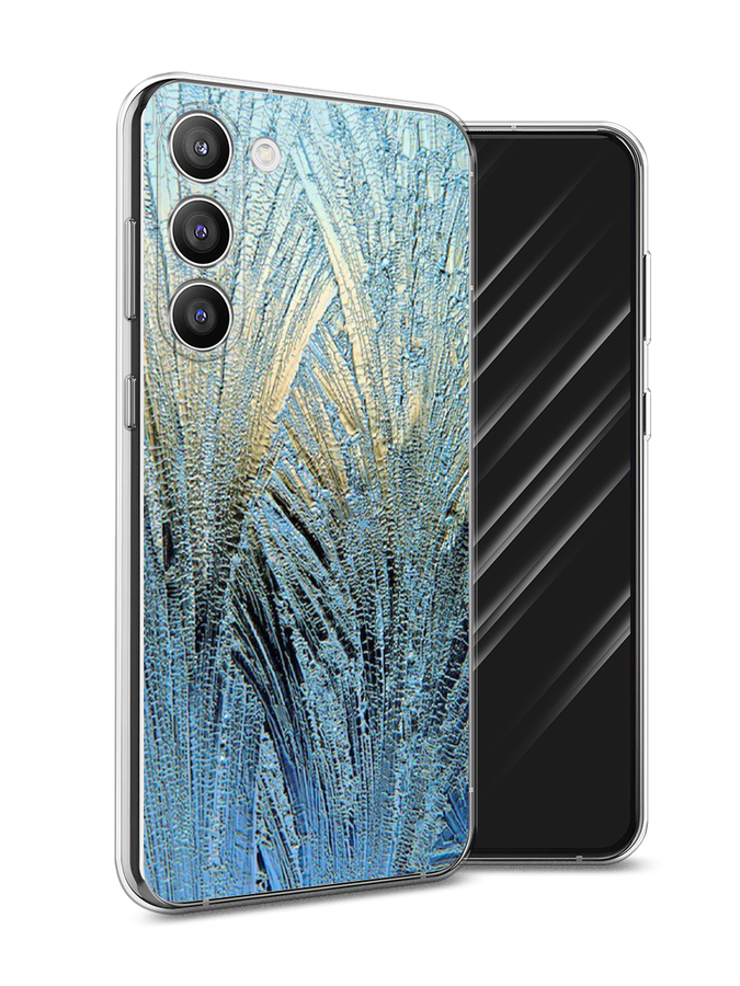 

Чехол Awog на Samsung Galaxy S23 Plus 5G "Лёд", Голубой, 2107450-4