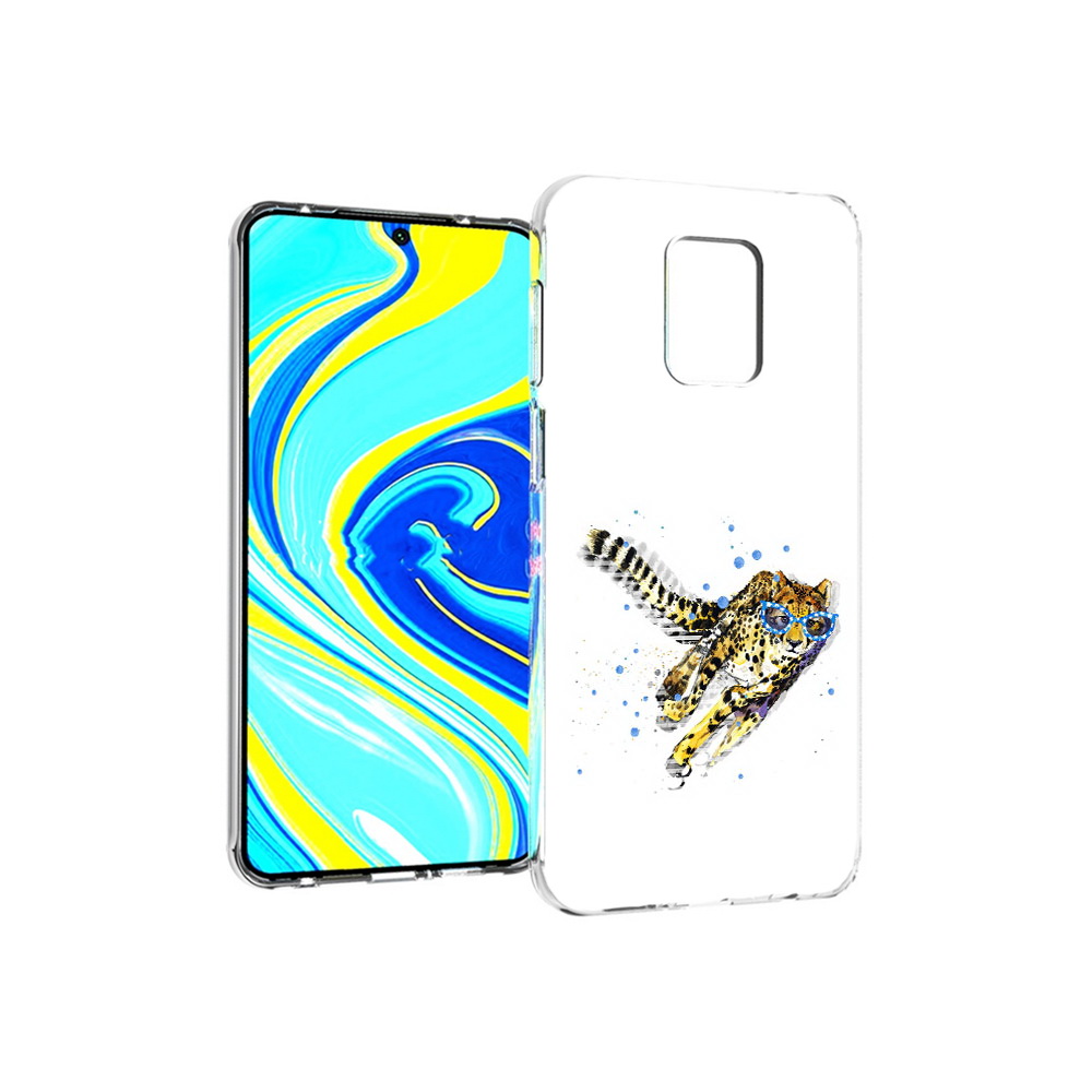 Чехол MyPads Tocco для Xiaomi Redmi Note 9 Pro гепард в очках (PT146368.268.287)