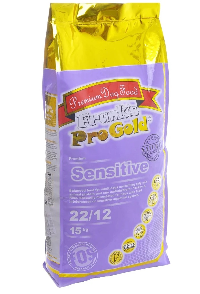 

Сухой корм для собак Frank's ProGold Light/Senior, индейка, курица, 15кг, Light/Senior