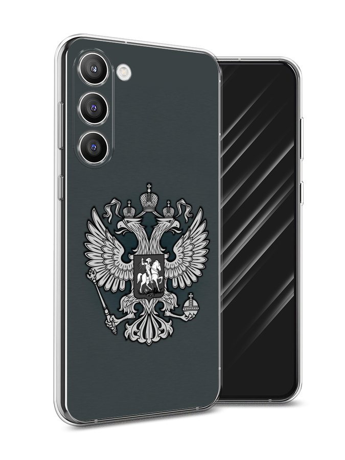 

Чехол Awog на Samsung Galaxy S23 Plus 5G "Герб России серый", 2107450-5