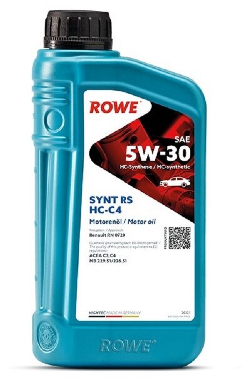 фото Моторное масло rowe hightec synt rs sae 5w-30 hc-c4, 1 л 20121-0010-99