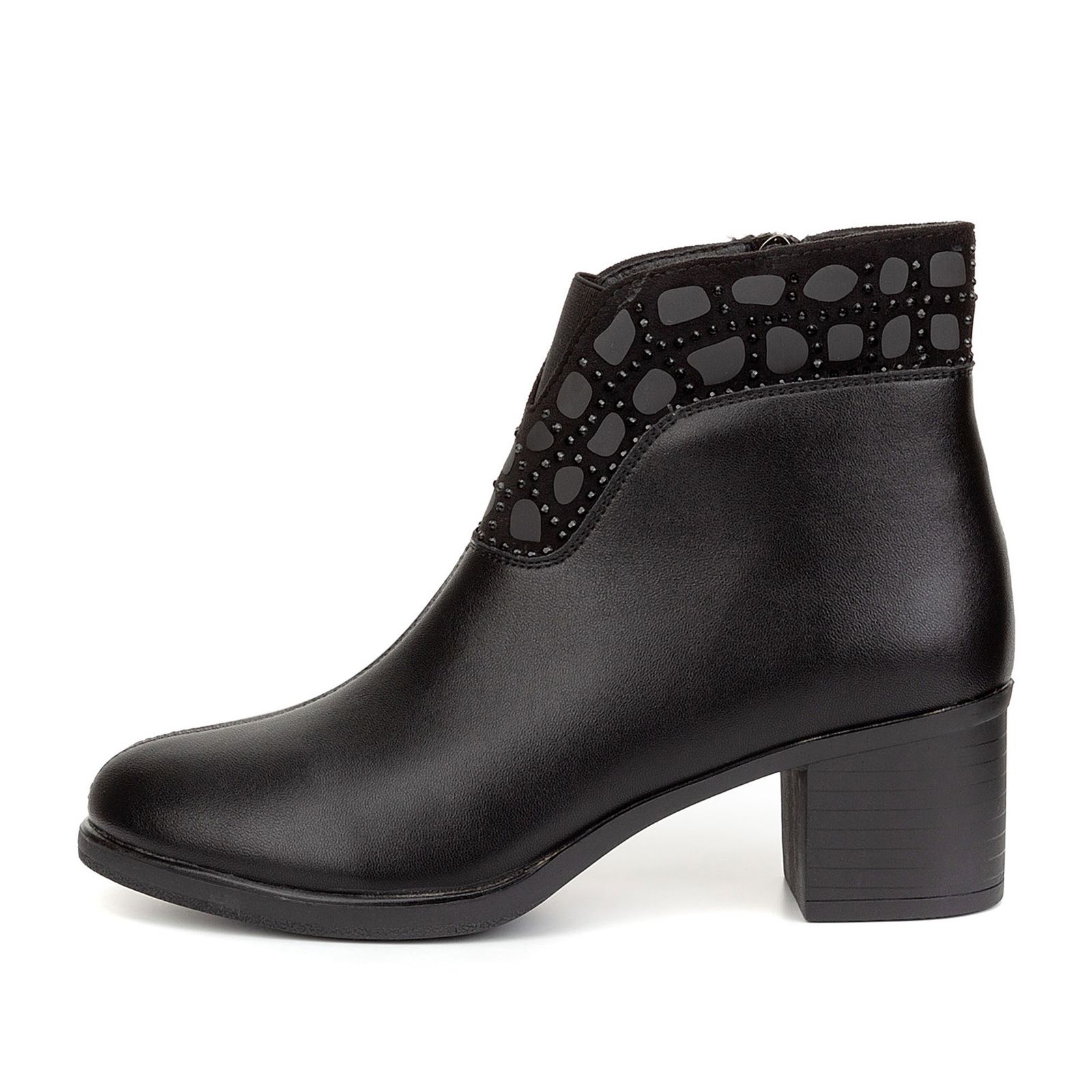 

Ботильоны женские Marisetta 119-22WK-095SR. черные 37 RU, Черный, 119-22WK-095SR.