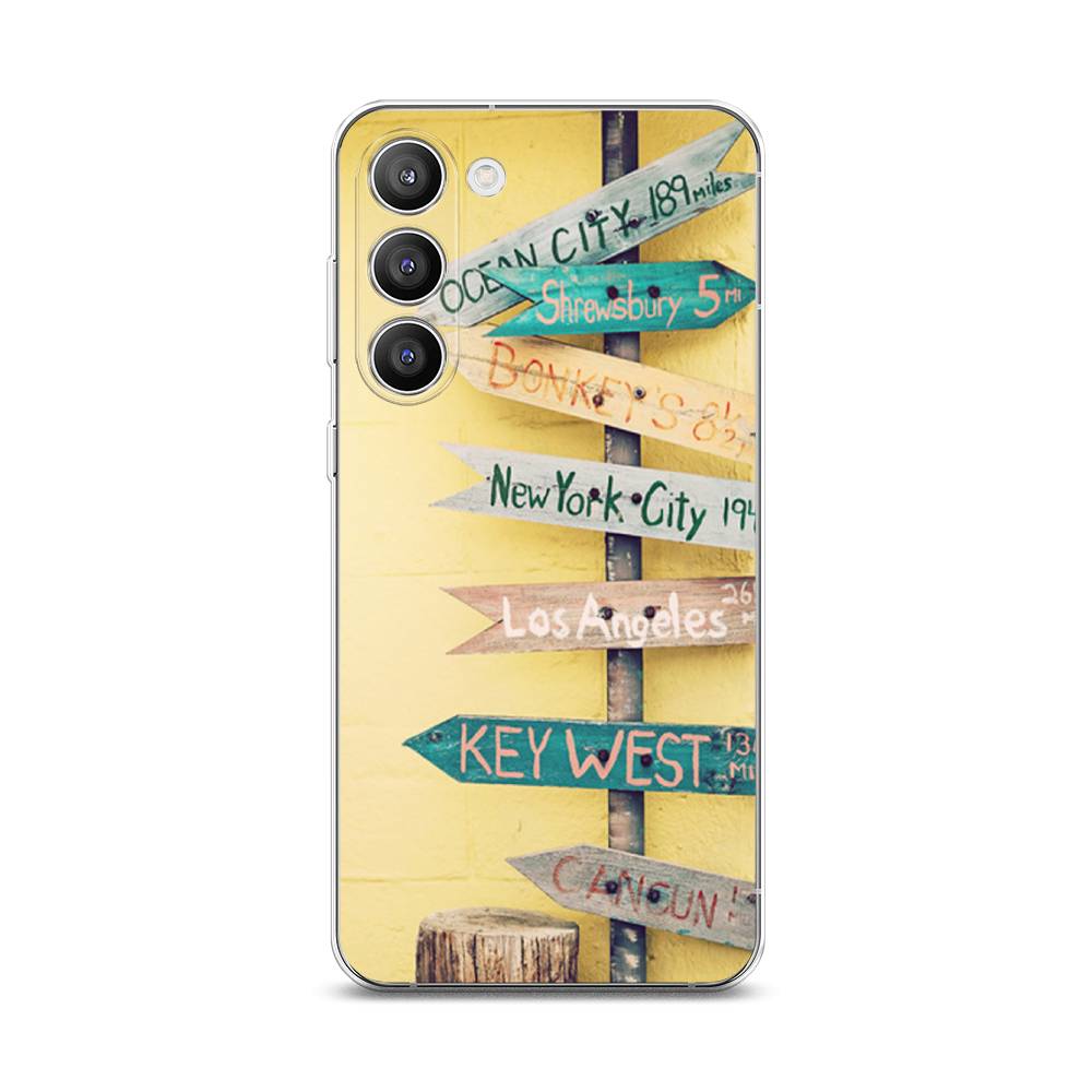 

Чехол Awog на Samsung Galaxy S23 Plus 5G "Нулевой километр", Желтый, 2107450-4