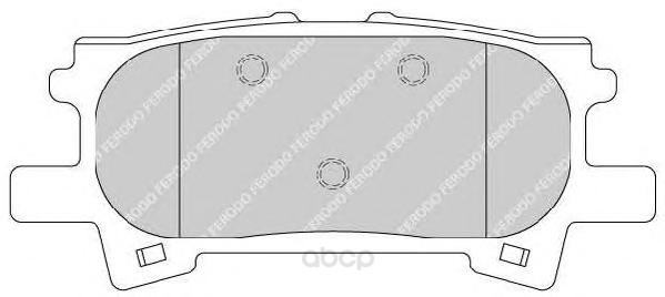 

Тормозные колодки FERODO FDB1731