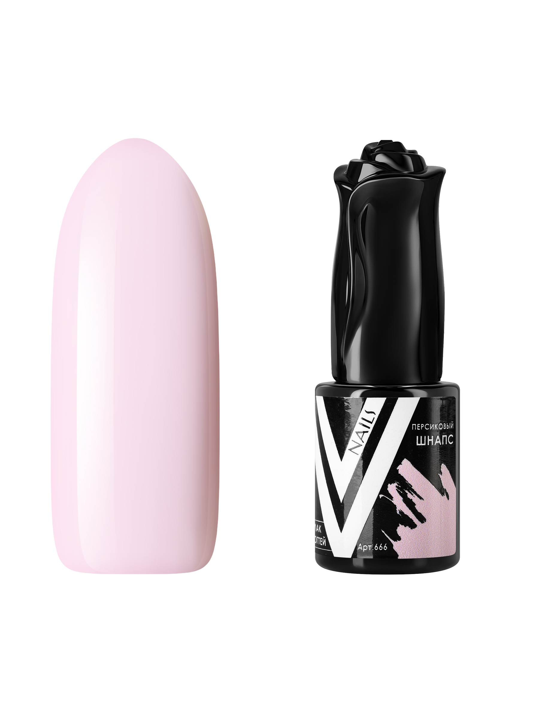 Гель-лак для ногтей Vogue Nails пыльный плотный пастельный приглушенный, розовый, 10 мл