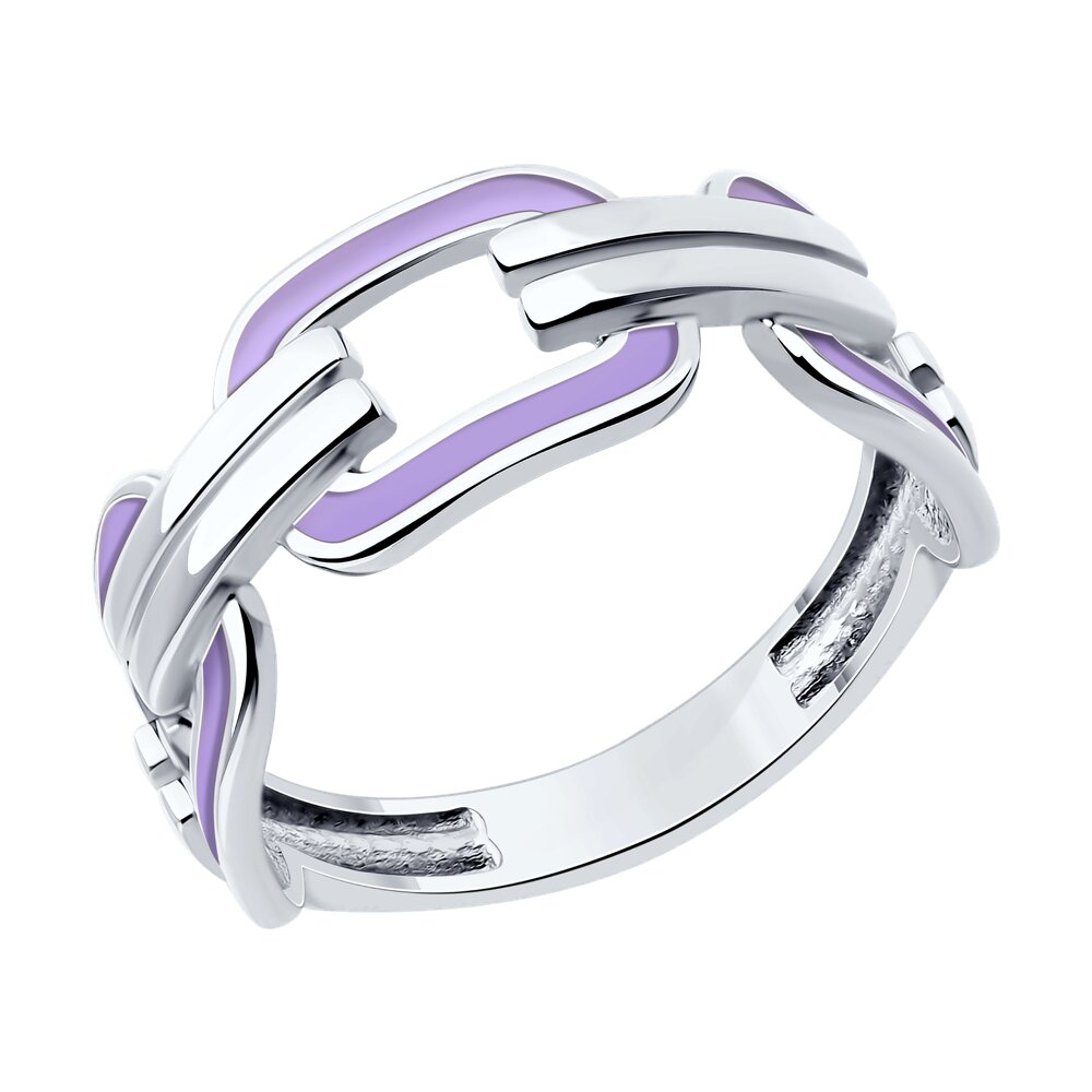 

Кольцо из серебра р. 18,5 SOKOLOV 94014054, эмаль, 94014054