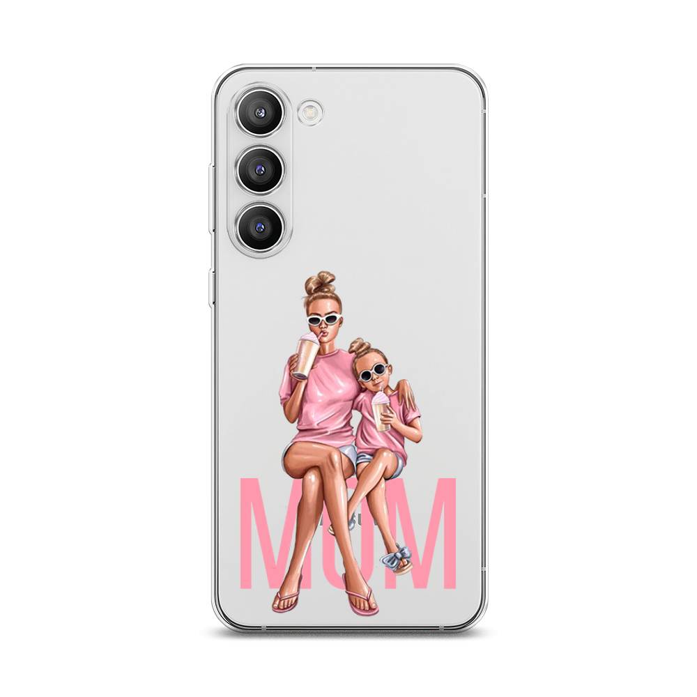 

Чехол Awog на Samsung Galaxy S23 Plus 5G "Lovely mom", Бежевый;розовый;прозрачный, 2107450-7