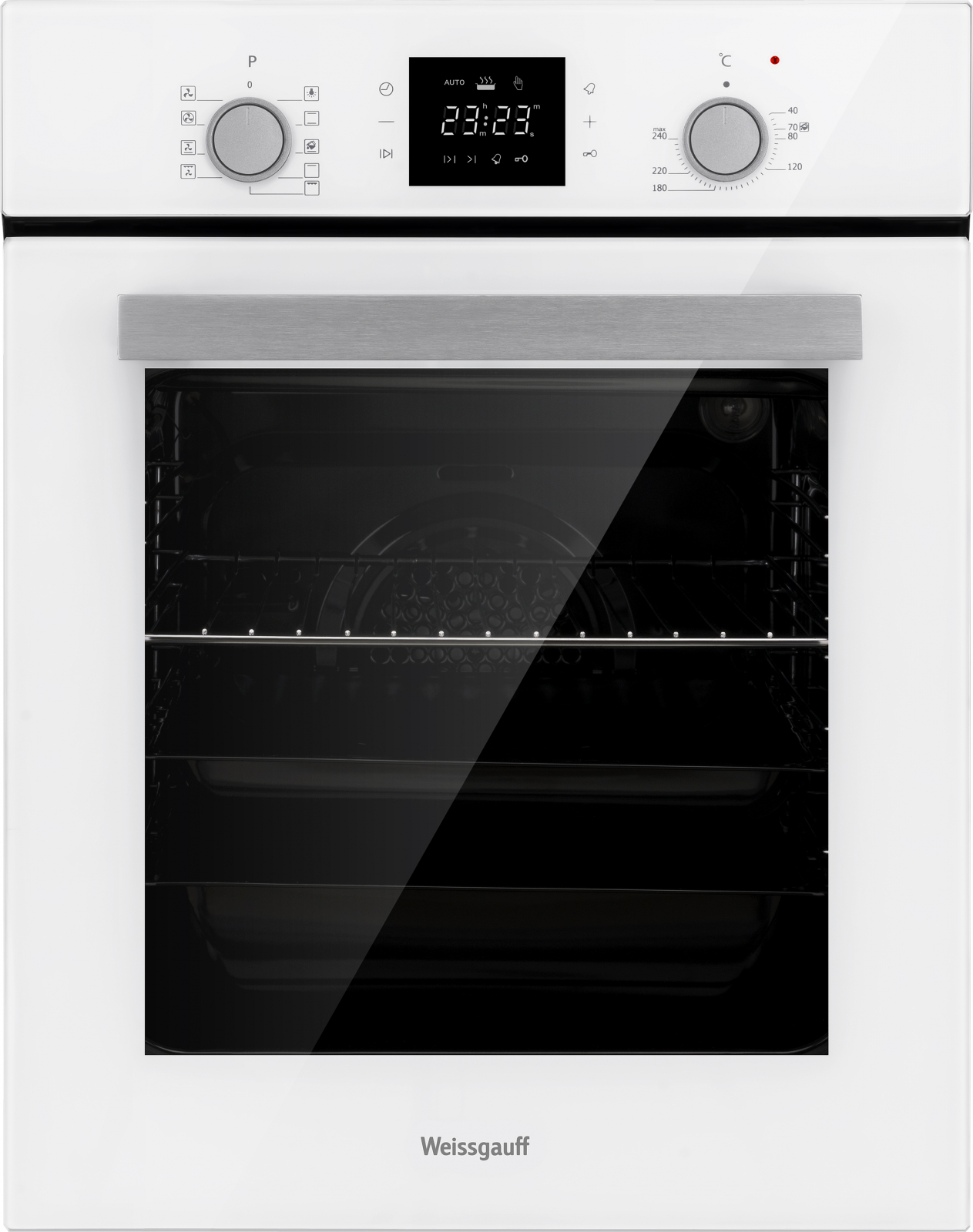 

Встраиваемый электрический духовой шкаф Weissgauff EOS 459 PDW White, EOS 459 PDW