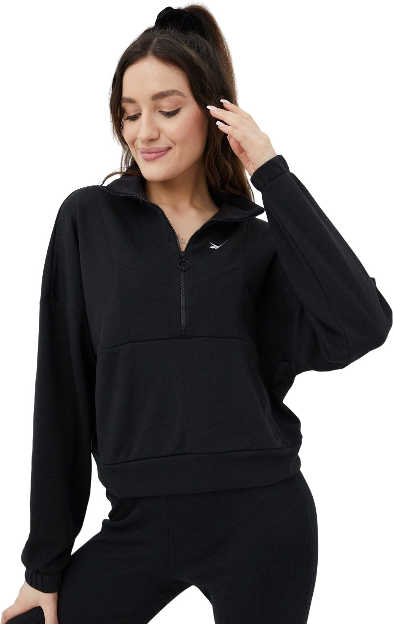

Толстовка женская Reebok H65615 черная L, H65615