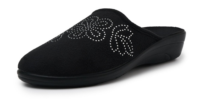 

Тапочки женские T.Taccardi 710027200 черные 40 RU, Черный, 710027200