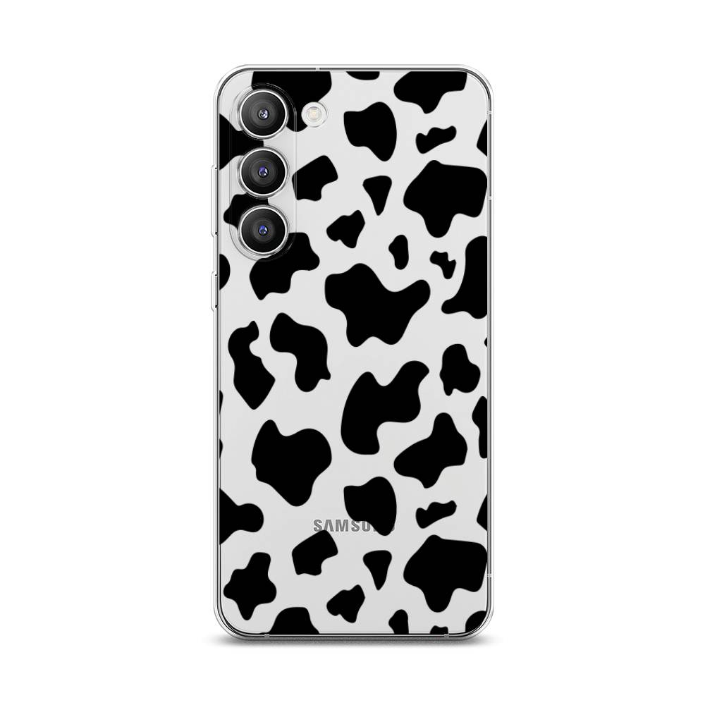 

Чехол Awog на Samsung Galaxy S23 Plus 5G "Пятна коровы черные", Черный, 2107450-2