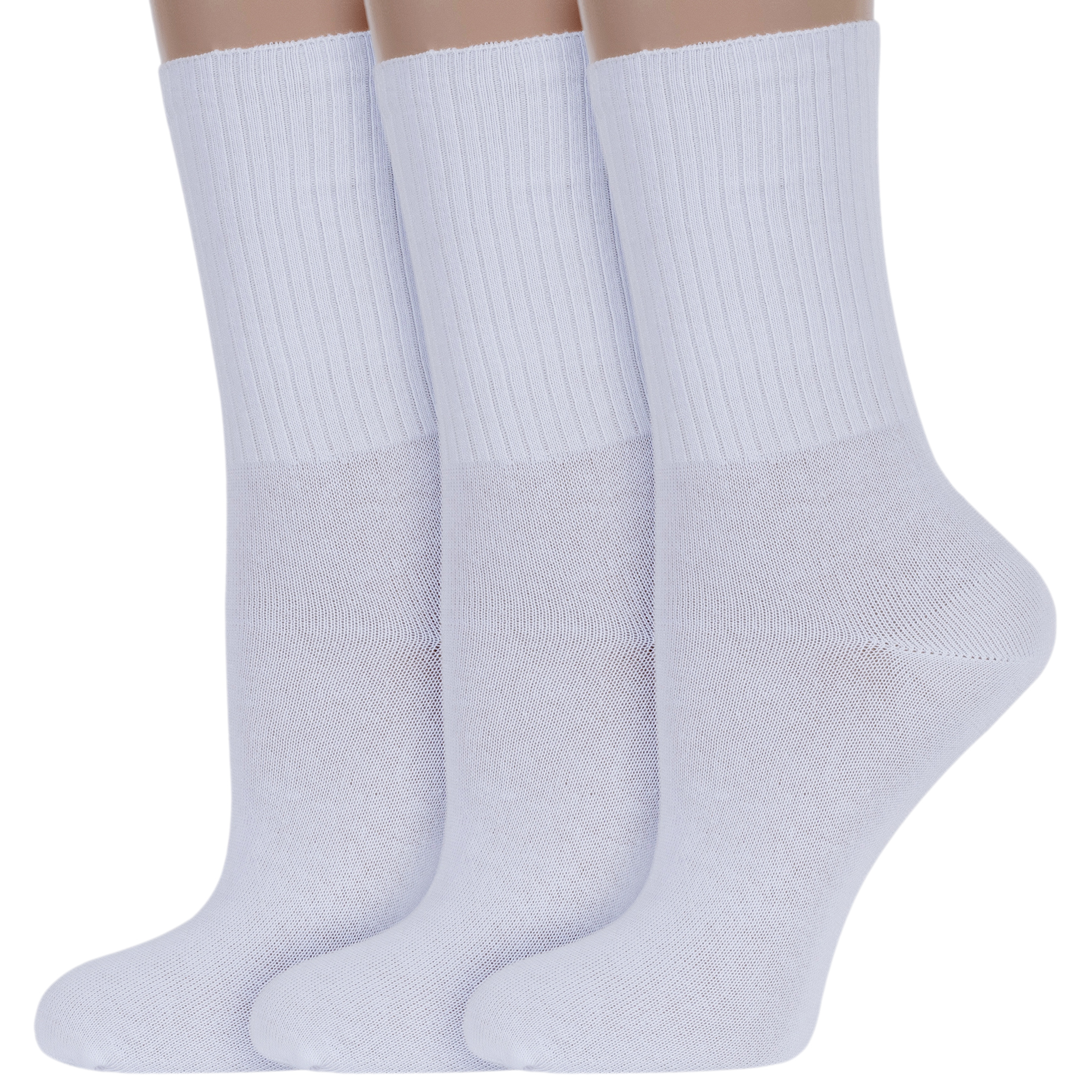 Комплект носков женских Брестский чулочный комбинат 3-14С1202 белых 23