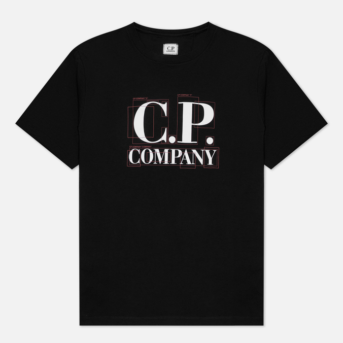 

Мужская футболка C.P. Company 30/1 Jersey Large Graphic Logo чёрный, Размер XL, Черный, 30/1 Jersey Large Graphic Logo