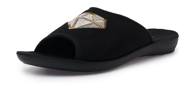 

Тапочки женские T.Taccardi 235382 черные 40 RU, Черный, 235382