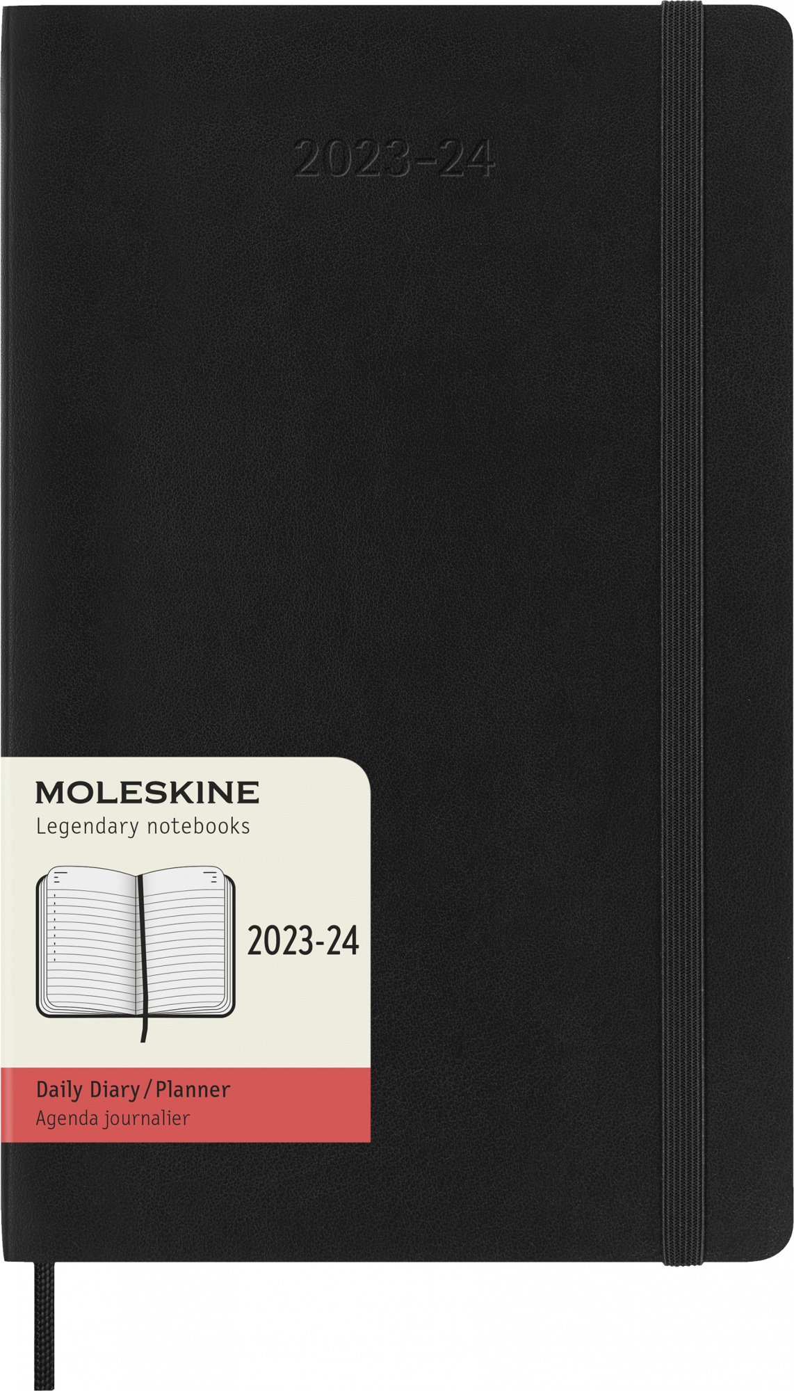 

Ежедневник 2023-2024 Moleskine Academic SOFT (DSB18DC3) 13х21 см, мягкая обложка, черный, Ежедневники и еженедельники