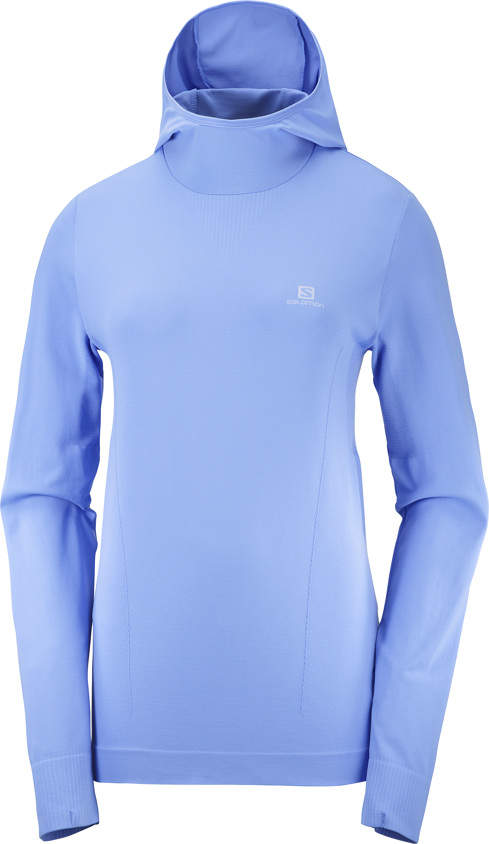 фото Толстовка женская salomon comet seamless hoody w голубая l