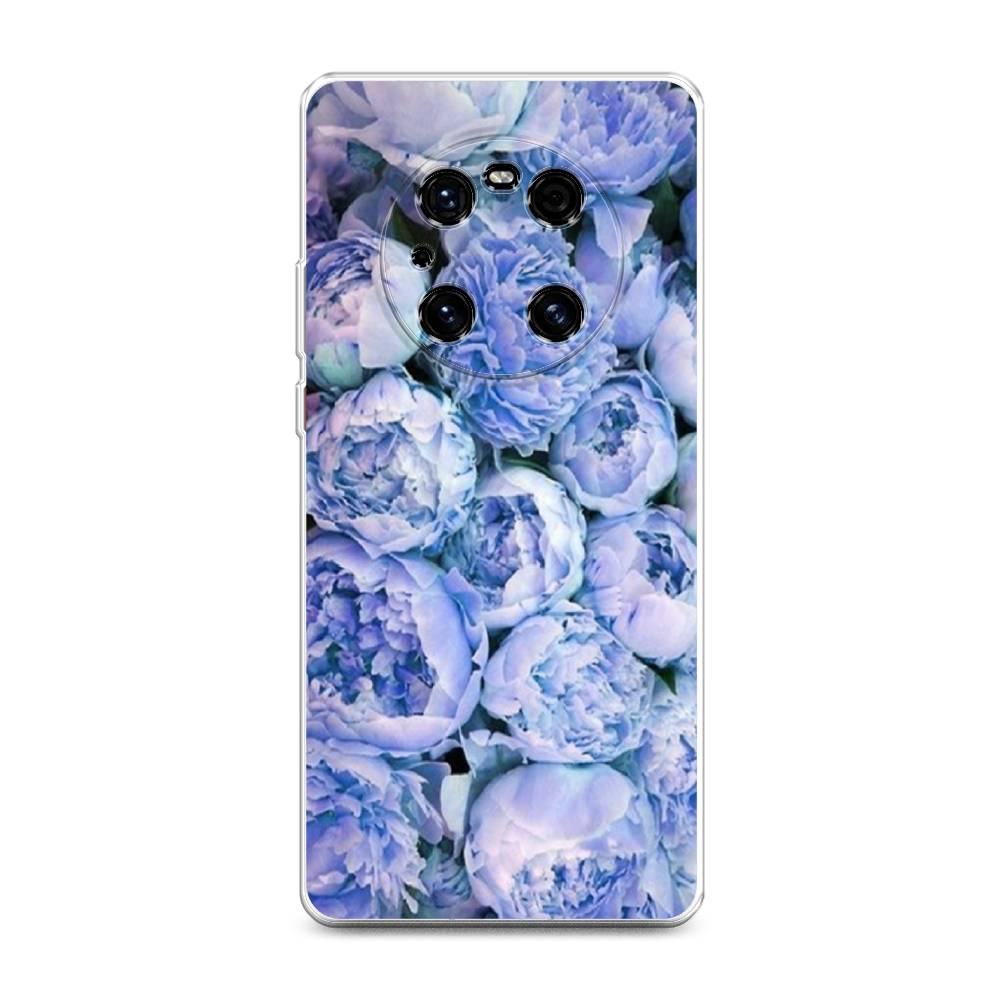 

Чехол Awog на Huawei Mate 40E Pro "Пионы голубые", Разноцветный, 6107550-8