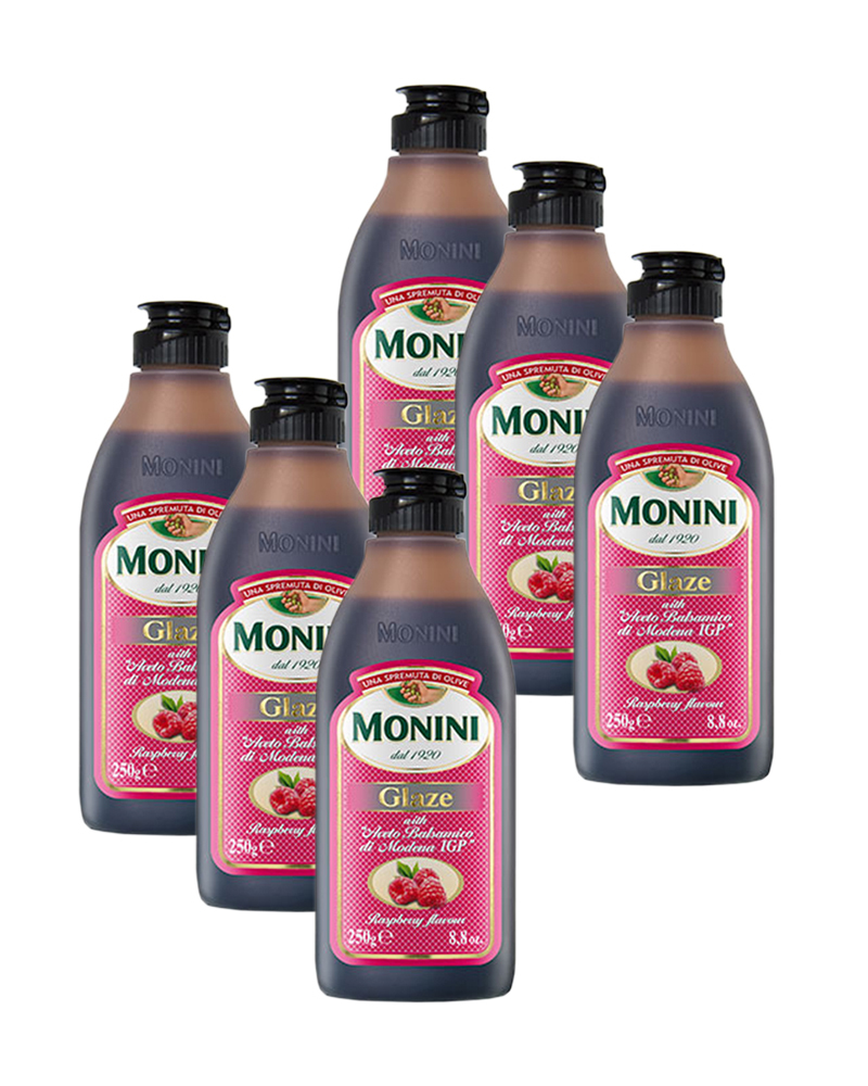 Бальзамический соус Monini со вкусом малины (глазурь) 250 мл - 6 шт