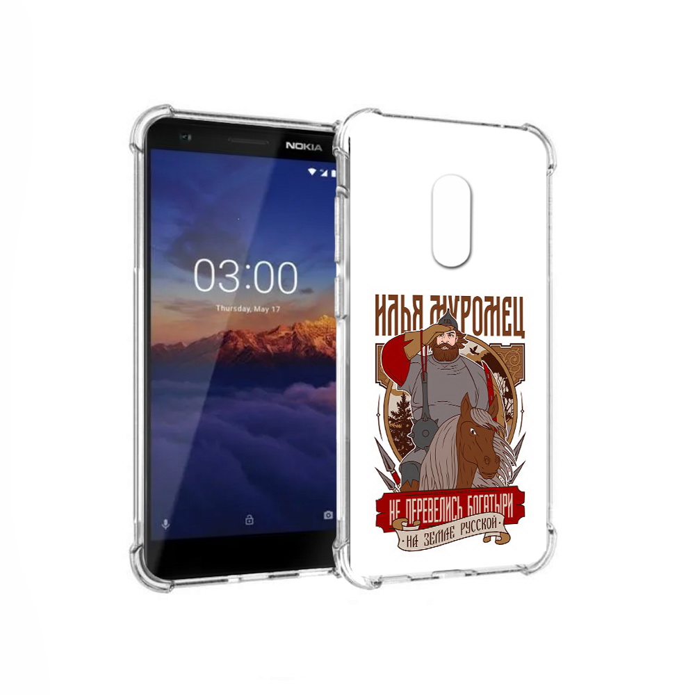 

Чехол MyPads Tocco для Nokia 3.1 Илья Муромец (PT114125.119.92), Прозрачный, Tocco