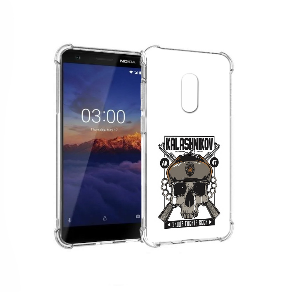 

Чехол MyPads Tocco для Nokia 3.1 Калашников (PT114125.119.94), Прозрачный, Tocco