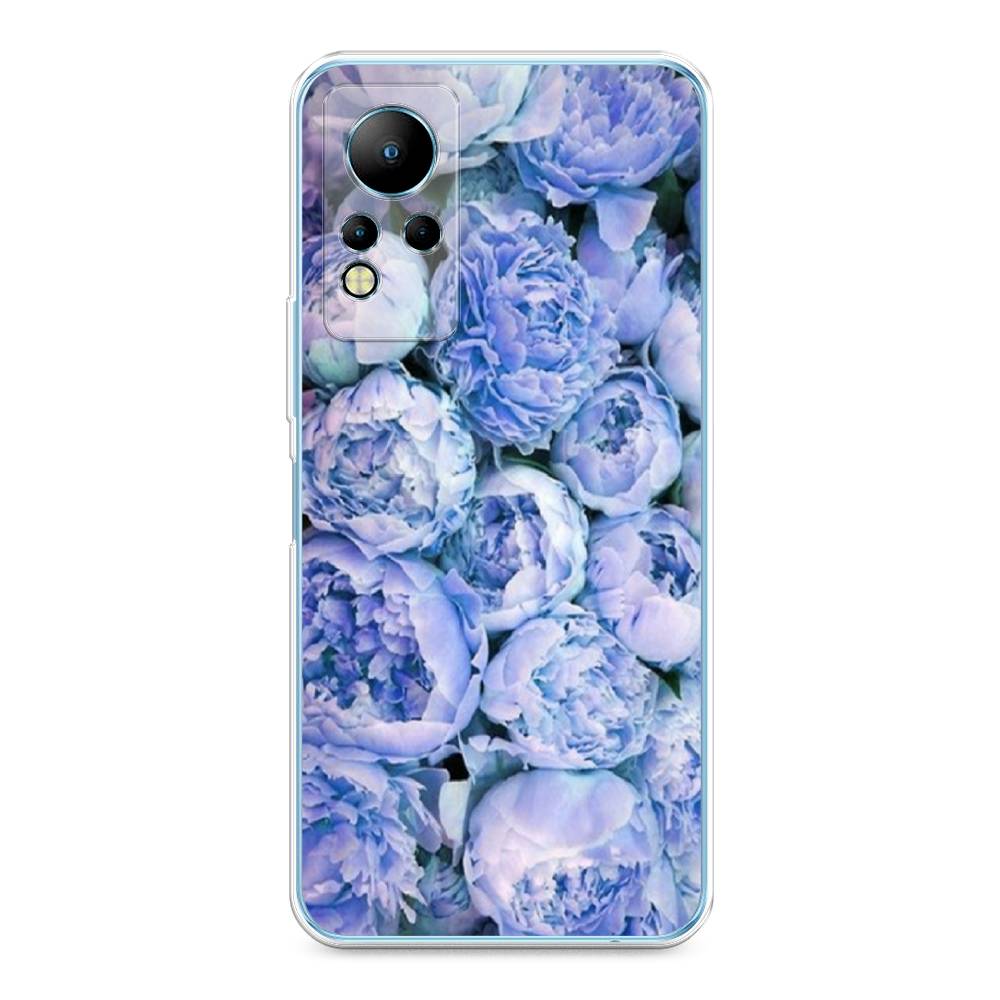 

Чехол Awog на Infinix Note 12 G88 "Пионы голубые", Разноцветный, 3101850-8