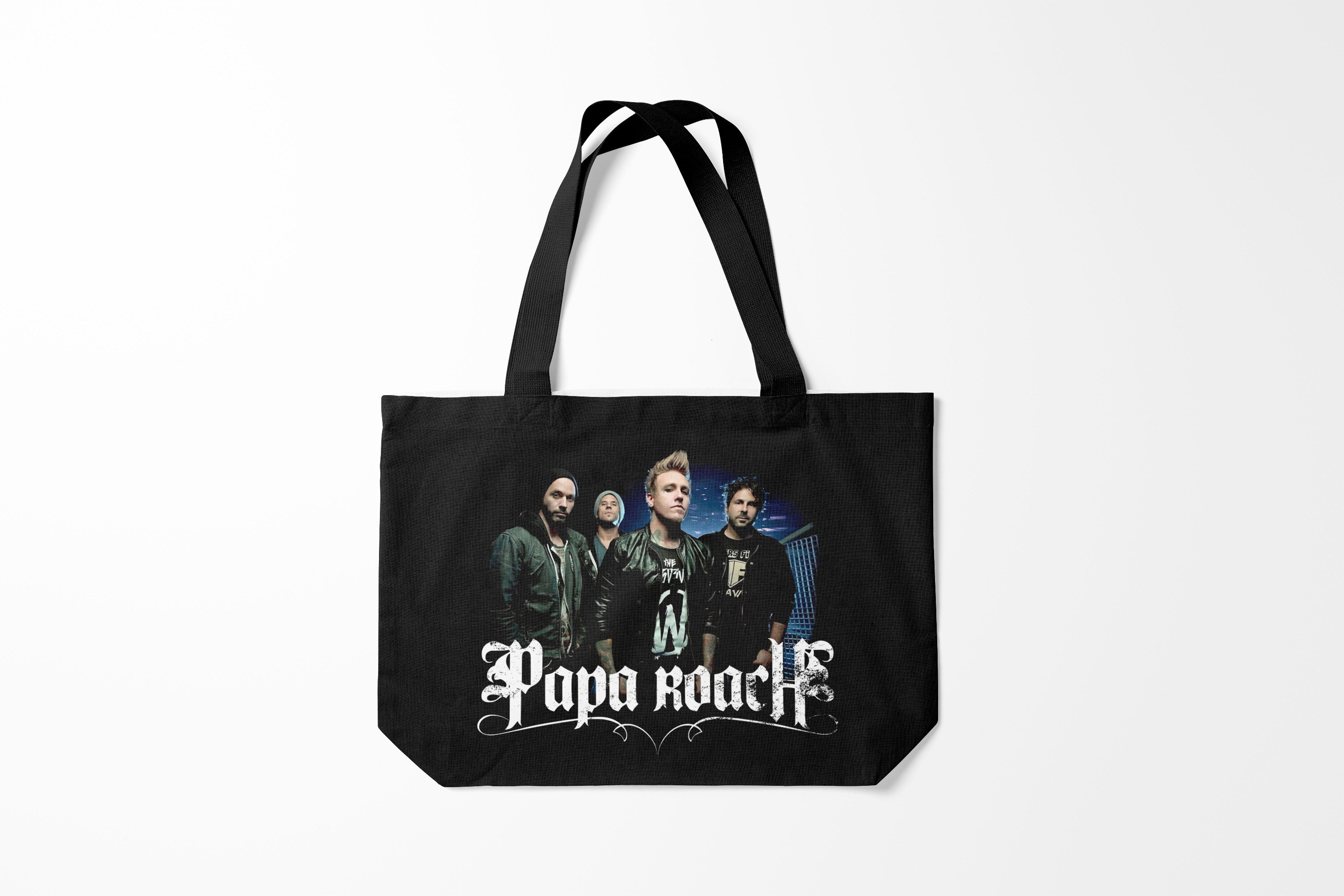 

Сумка шoппер унисекс Burnettie Papa Roach band, черный, Papa Roach band
