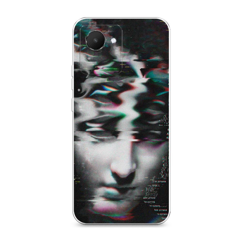 

Силиконовый чехол "Glitch Art" на Realme C30, Разноцветный, 2510550-9
