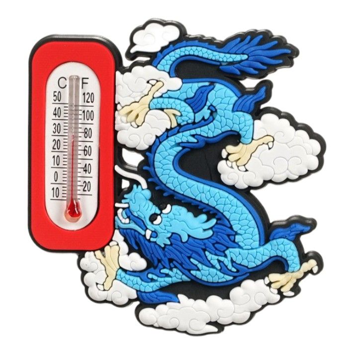 Магнит-термометр Artus Дракон синий