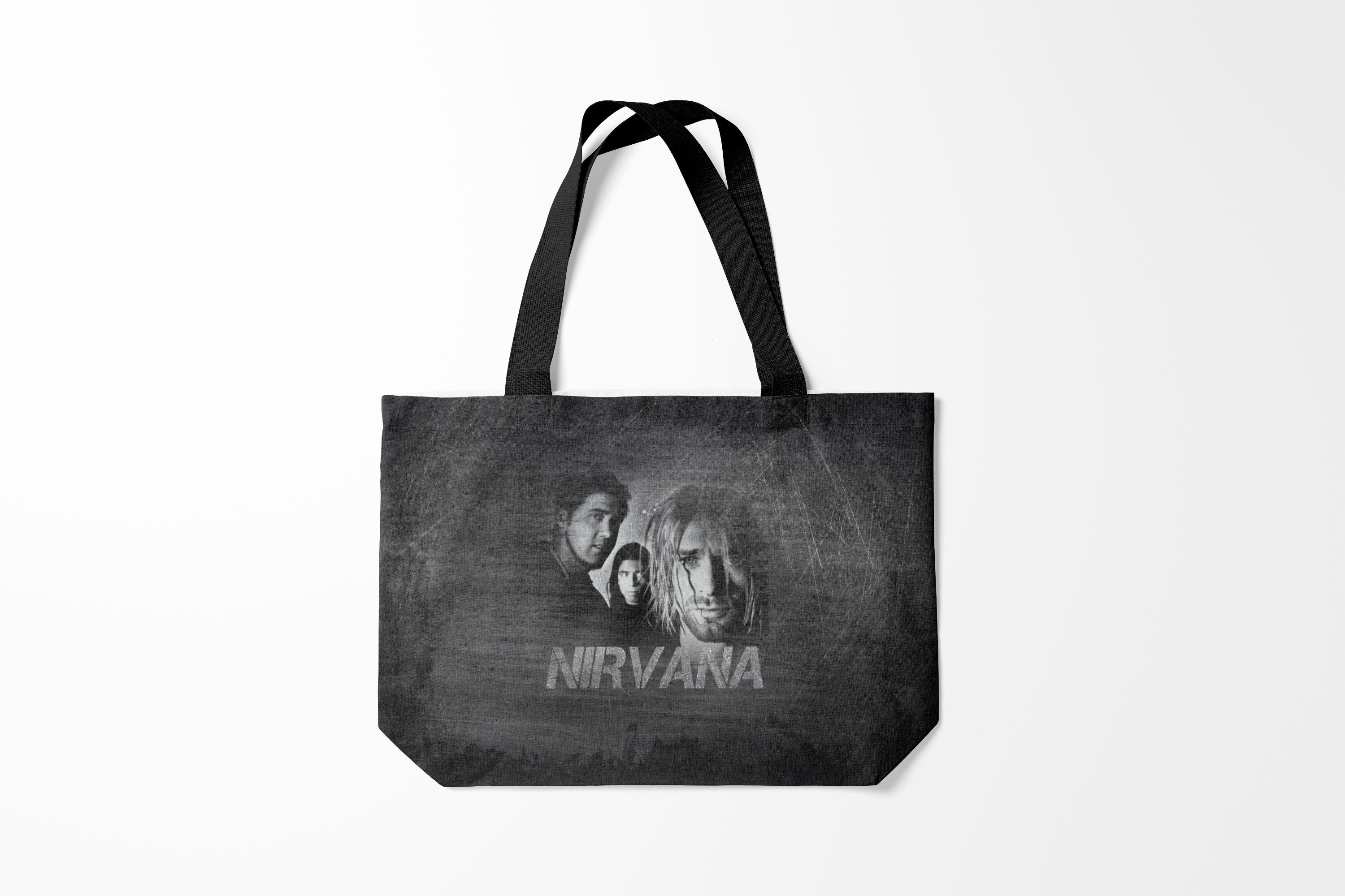 

Сумка шoппер унисекс Burnettie Nirvana Нирвана, серый, Nirvana Нирвана