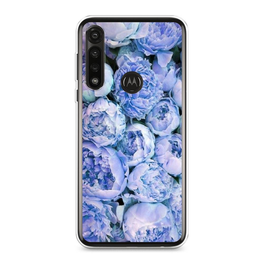 

Чехол Awog на Motorola Moto G Power 2020 "Пионы голубые", Разноцветный, 242650-8