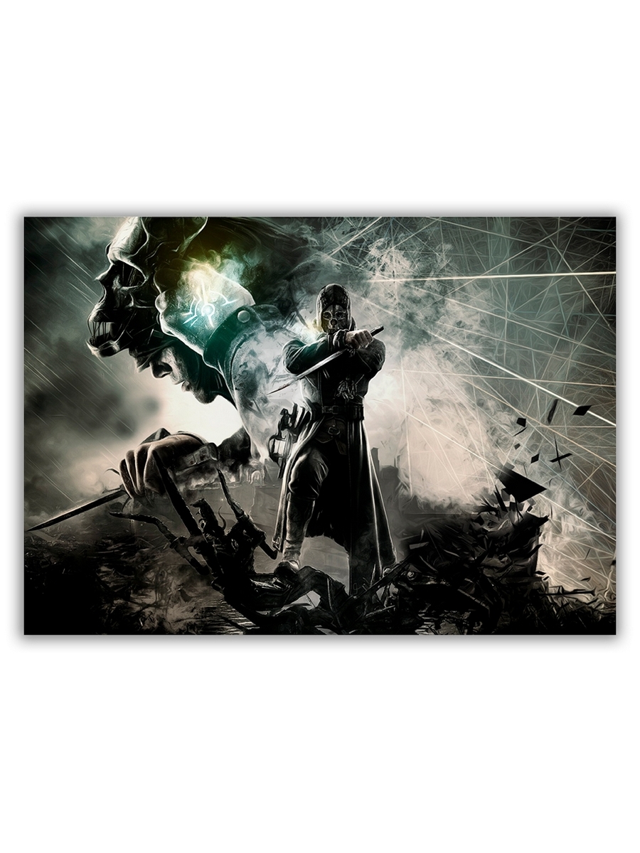 фото Магнит на холодильник drabs большой - a4, dishonored