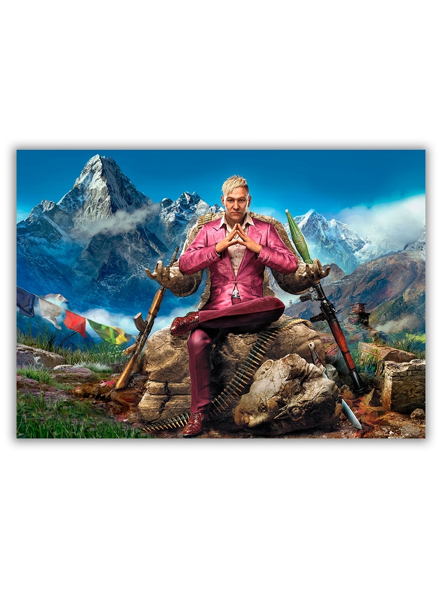 фото Магнит на холодильник drabs большой - a4, far cry