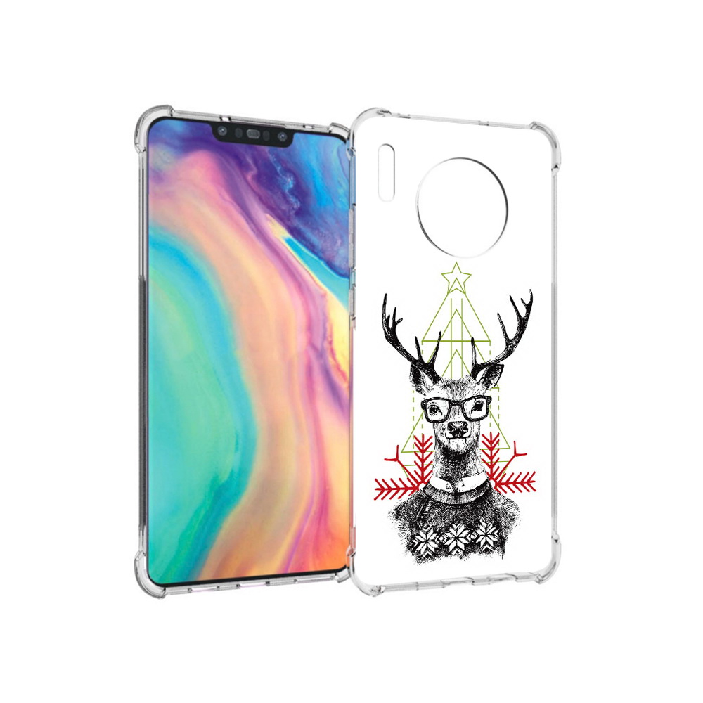

Чехол MyPads Tocco для Huawei Mate 30 умный олень, Прозрачный, Tocco
