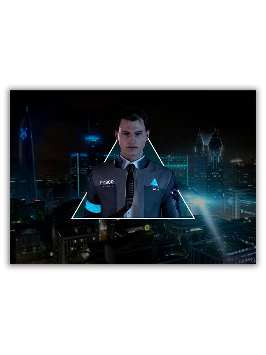 фото Магнит на холодильник drabs большой - a4, detroit become human