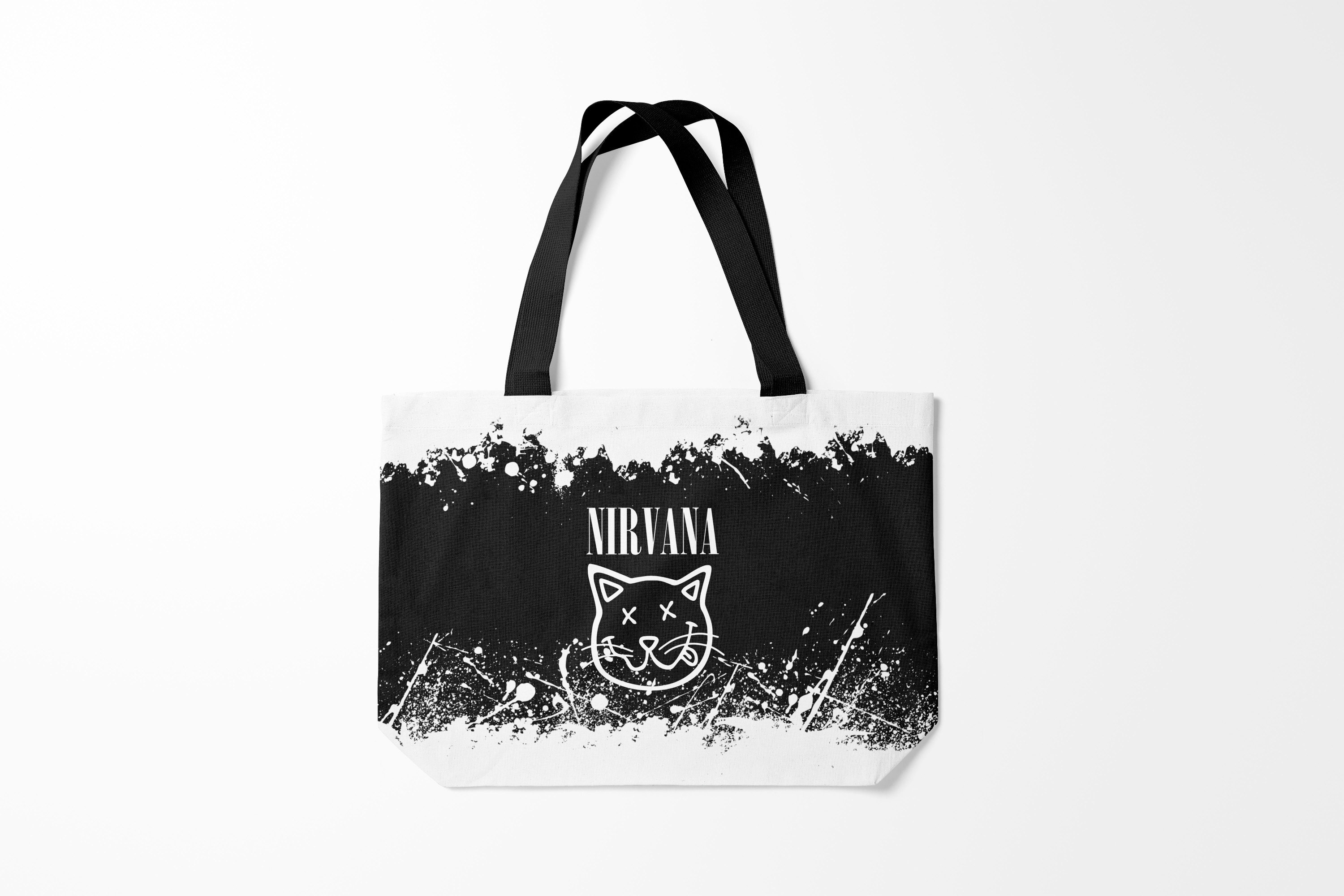 

Сумка шoппер унисекс Burnettie Nirvana, черный; белый, Nirvana