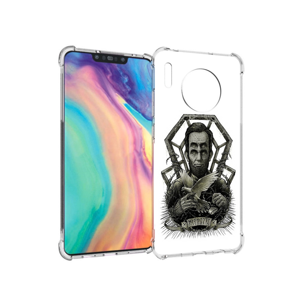 

Чехол MyPads Tocco для Huawei Mate 30 франклин абстракция, Прозрачный, Tocco