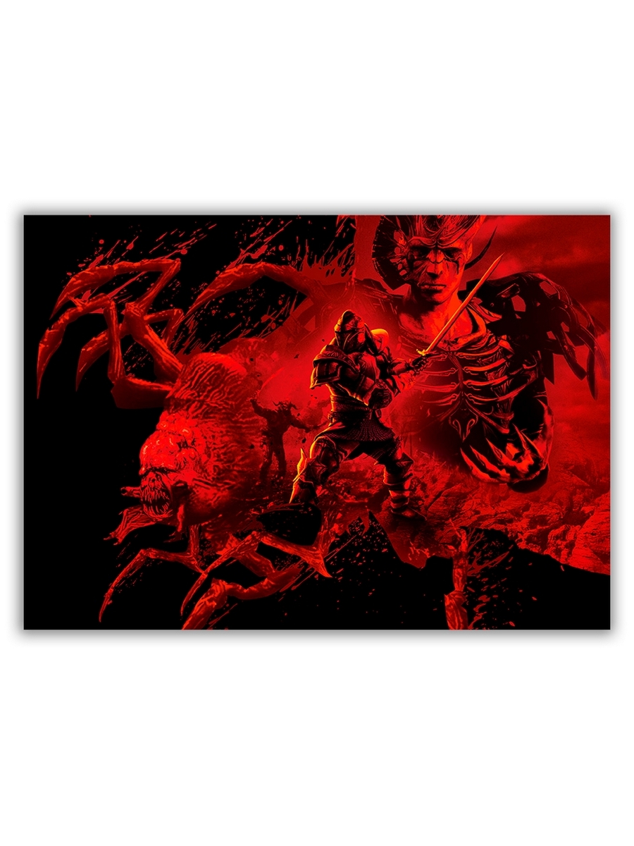 фото Магнит на холодильник drabs большой - a4, dragon age