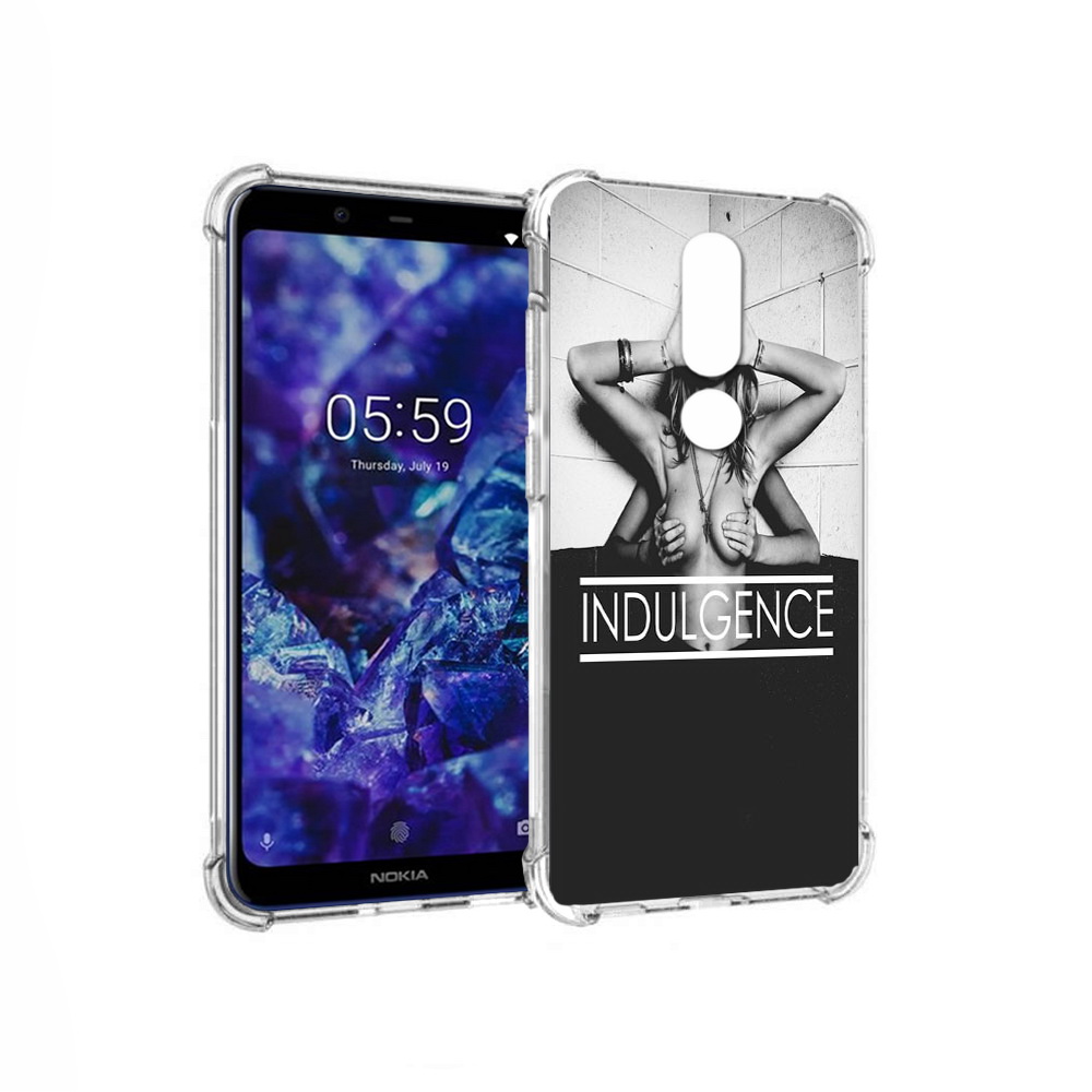 

Чехол MyPads Tocco для Nokia 5.1 Plus Страсть (PT119548.120.163), Прозрачный, Tocco